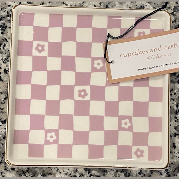 Cupcakes and Cashmere Ceramic Decor Tray - Picture 1 of 3